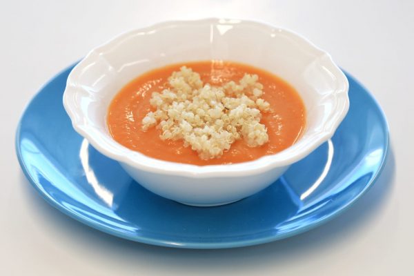 Sopa Simples - Sopa de Cenoura com Quinoa